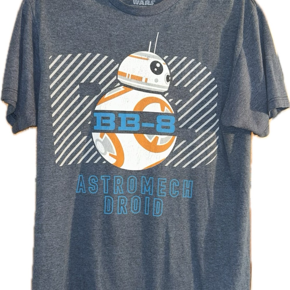 Star Wars Astromech Droid Tee in Gray and Orange BB8